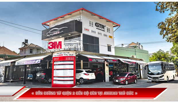 DẪN ĐƯỜNG TỪ QUẬN 2 ĐẾN ĐỘ ĐÈN TẠI AUTO365 THỦ ĐỨC